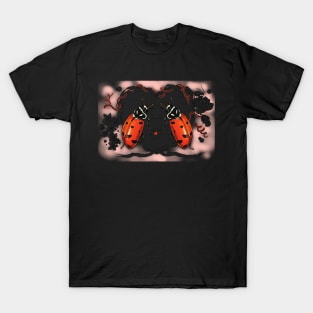 Pink Cloud, Ladybug Valentine T-Shirt